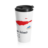 Stainless Steel Dive St. Croix Travel Mug
