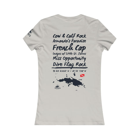 Women's St. Thomas Dive Sites Tee