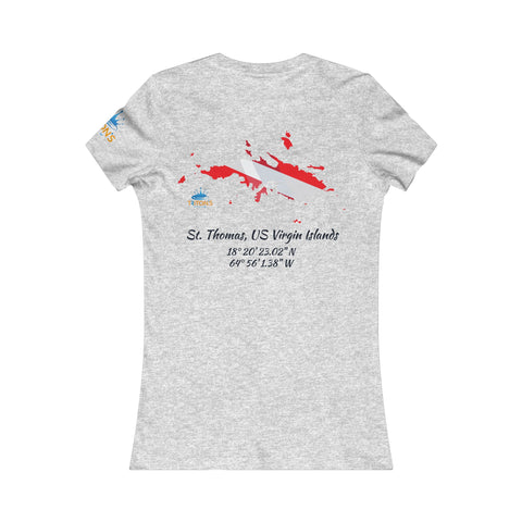 Women's St. Thomas Dive Flag Tee