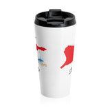 Stainless Steel Dive St. Croix Travel Mug