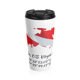 Stainless Steel Dive St. John Travel Mug