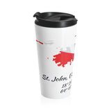 Stainless Steel Dive St. John Travel Mug