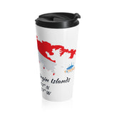 Stainless Steel Dive St. John Travel Mug