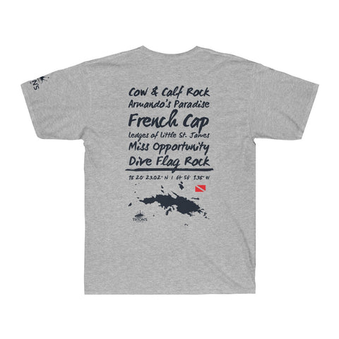 Men's St. Thomas Dive Sites Tee