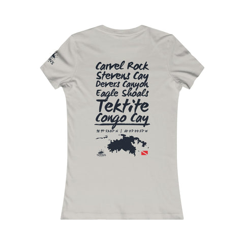 Women's St. John Dive Sites Tee