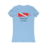 Women's Puerto Rico Dive Flag Tee
