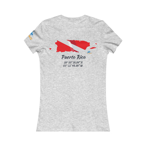 Women's Puerto Rico Dive Flag Tee